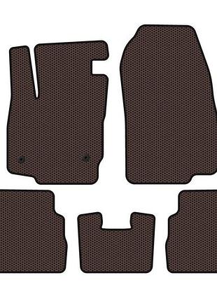 Резиновые коврики carsuit (коричневые) для ford b-max 2012-2017 гг