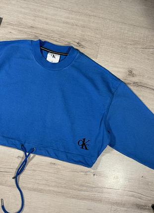 Яркий свитшот с кулиской calvin klein
