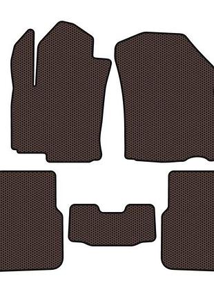 Резиновые коврики carsuit (hb, коричневые) для fiat sedici 2006-2014 гг