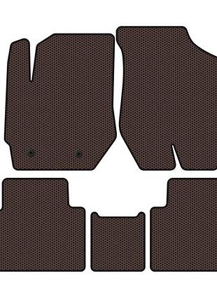 Резиновые коврики carsuit (коричневые) для ford escape 2008-2013 гг