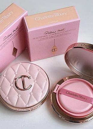 Тональний крем кушон charlotte tilbury pillow 1c 1 n оригінал