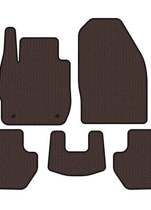 Резиновые коврики carsuit (sd, коричневые) для ford ka 2016- гг