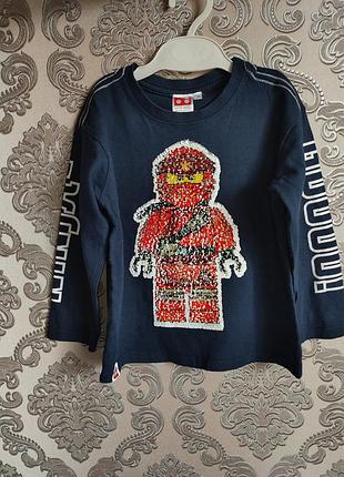 Реглан/лонгслів lego ninjago з паєтками-перевертишами