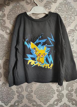 Лонгслив sinsay pokemon "pikachu" для мальчика