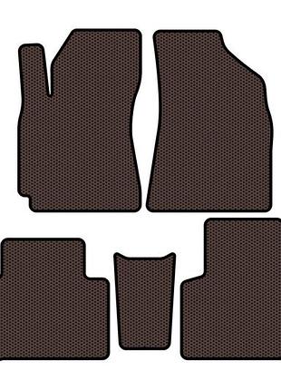 Гумові килимки carsuit (коричневий) для geely emgrand x7 2011- рр