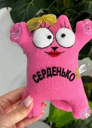 Кіт саймон ручна робота серденько 20 см