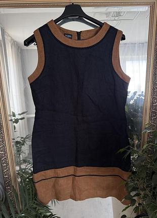 Жіноча лляна сукня на підкладці hobbs london ( розмір l/xl)
