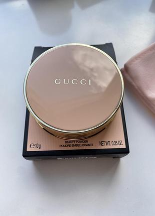 Пудра gucci poudre de beauté mat naturel beauty setting powder 00