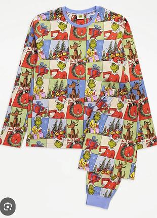 Фірмова піжама george grinch 100% cotton 12-13 років.