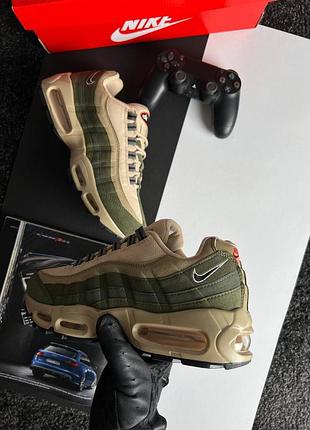 Чоловічі кросівки nike m air max 95 prm beige khaki акція
