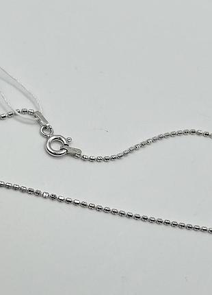 Серебряная цепочка "шарики" 45 2,73 г
