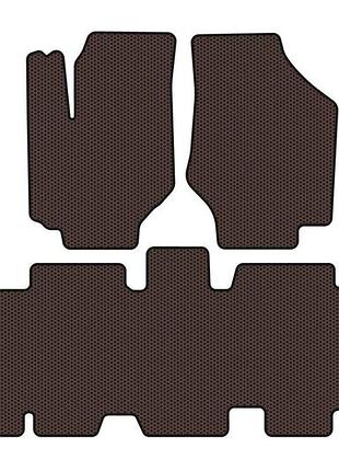 Резиновые коврики carsuit (коричневые) для hyundai trajet 2000-2007 гг