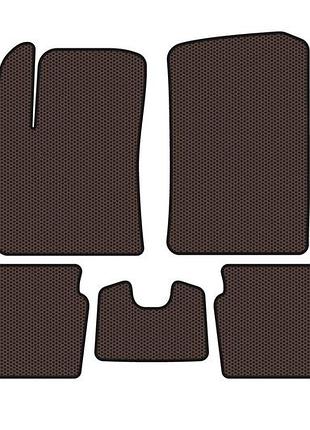 Гумові килимки carsuit (hb, коричневий) для hyundai i-10 2008-2013 рр