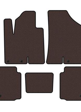 Резиновые коврики carsuit (коричневые) для hyundai ix55 2007-2012 гг