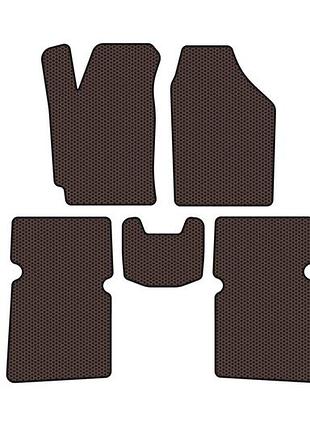 Резиновые коврики carsuit (sd, коричневые) для jac j5 2011-2019 гг