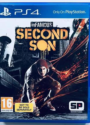 Infamous: second son, б/у, английская версия - диск для playstation 4