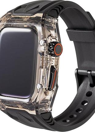 Ремешок crystal edge для apple watch, ремешок для часов 45 мм/44 мм