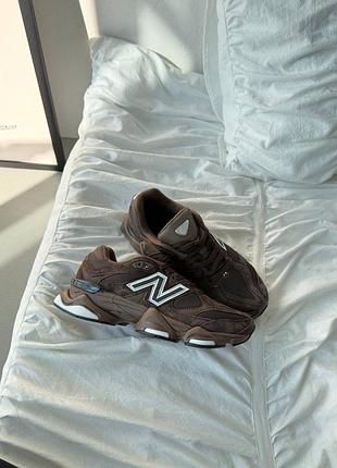 Кроссовки new balance 9060 brown ice