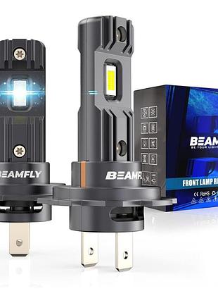 Світлодіодні лампи для головних фар beamfly h7 12000 лм, далекого/ближнього світла 12 в 80 вт, 6000 к