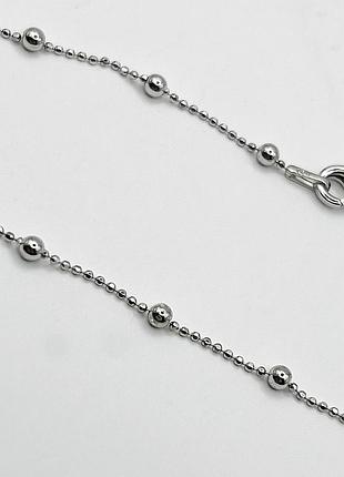 Серебряная цепочка "шарики" 50 3,06 г