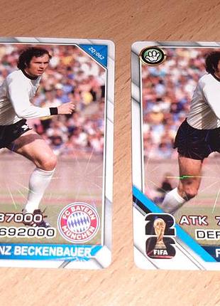 Карточки футболисты франец бекенбауэр franz beckenbauer внимательно читайте условия пересылки!