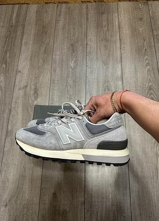 New balance 574  чоловічі кросівки сірі оригінал