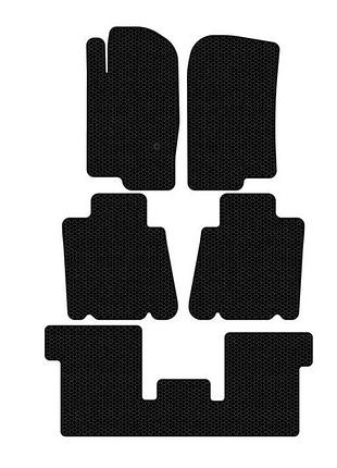 Резиновые коврики carsuit (3 ряда, черные) для ford explorer 2001-2005 гг