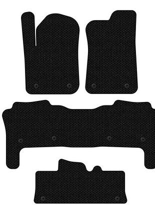 Резиновые коврики carsuit (3 ряда, черные) для infiniti qx56 2010-2013 гг