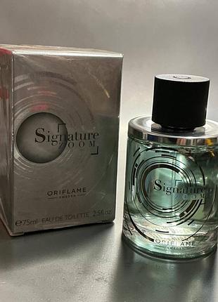 Туалетна вода signature zoom oriflame