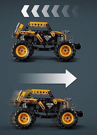 Конструктор lego technic monster jam digatron с инерционным двигателем 218 деталей (42199) 5