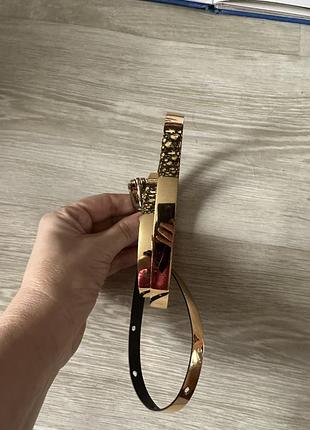 Тонкий золотий дзеркальний пояс