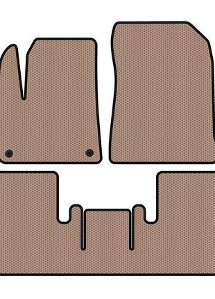 Резиновые коврики carsuit (бежевые) для citroen berlingo/multispace 2018- гг