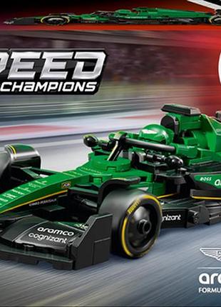 Конструктор lego speed champions гоночный автомобиль aston martin aramco f1 amr24, 269 деталей (77245)