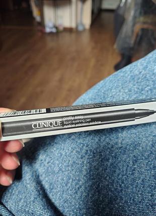 Clinique high impact easy liquid liner жидка подводка для глаз