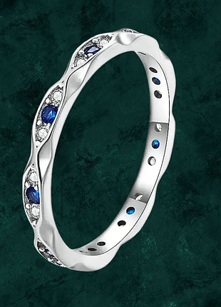 Серебряная кольца с кубическим цирконом