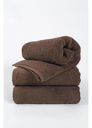 Рушник lotus home - hotel basic коричневий 50*90 (16/1) 450 г/м2
