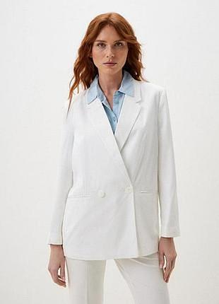 Белый пиджак h&amp;m