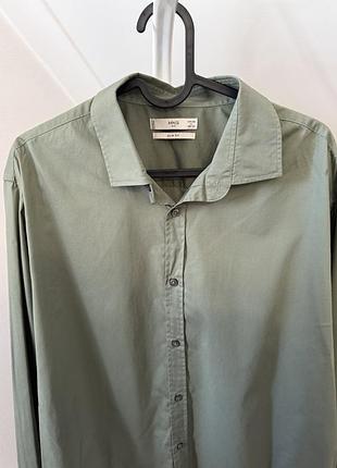 Рубашка mango xl 4