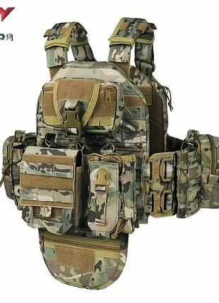 Плитоноска yakeda multicam full edition быстрый сброс