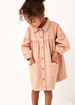 Ідеальна стильна джинсова сукня oversize на дівчинку 3/4р next