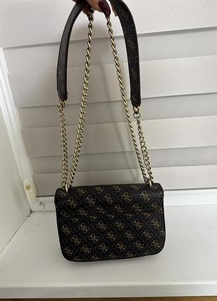 Сумка guess коричнева 4