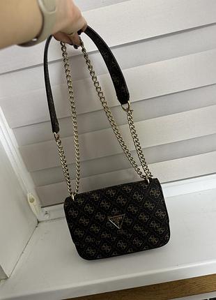 Сумка guess коричнева 3