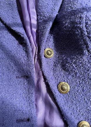 Versace піджак жакет оригінал вовна твід вінтаж s m