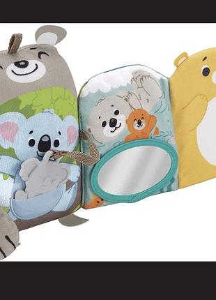 Розвиваюча книжка фішер-прайс лісові друзі fisher-price sit and snuggle activity book (gjd37)