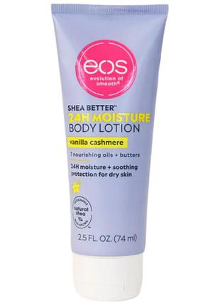 Зволожуючий лосьйон для тіла eos vanilla cashmere 24h moisture body lotion