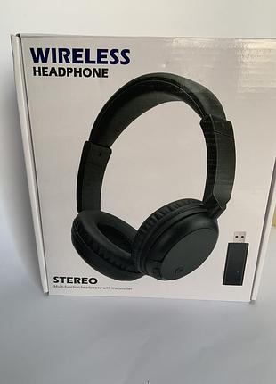 Навушники bluetooth kst 900 bt накладні бездротові з fm-радіо, глибокі баси, для тв пк телефону з мікрофоном aux 3.5 мм usb