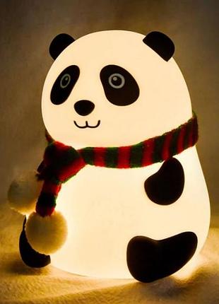 Силиконовый ночник panda silicone lamp