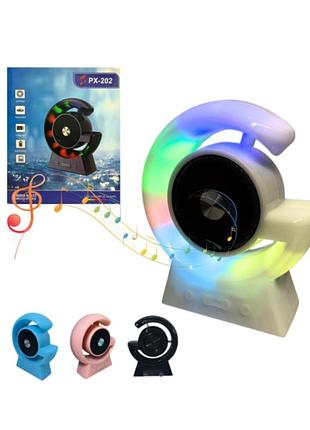 Колонка-ночник px-202 с bluetooth, usb, sd и fm