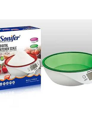 Кухонные электронные весы sonifer sf-1924