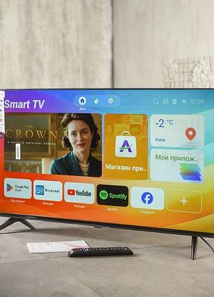 Телевизор smart tv q90 42s 42" (4k uhd, android 15, 2/16, wi-fi)